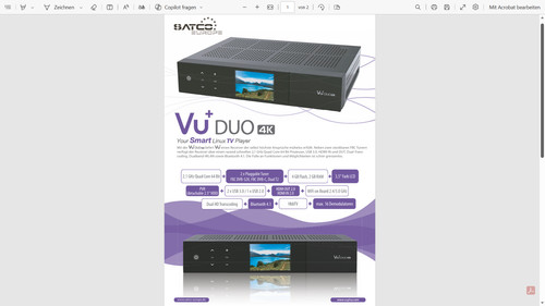 Duo twin fbc sat - 4k, kabel
